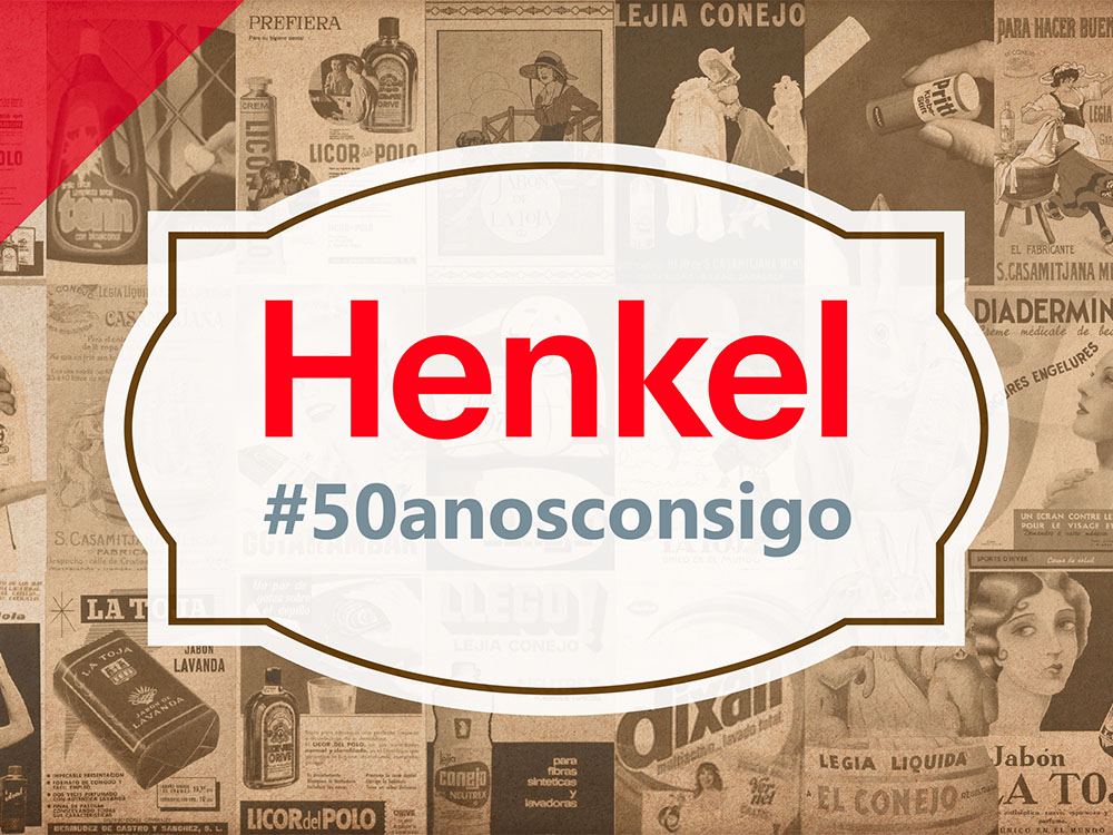 Logotipo da Celebração do 50.º aniversário da Henkel Portugal