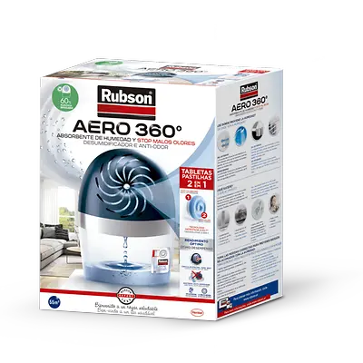 Rubson AERO 360º, o primeiro desumidificador produzido com plásticos reciclados 