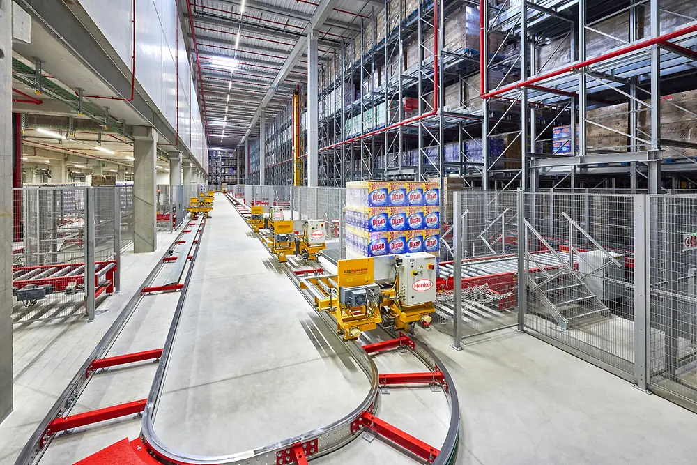 Novo centro logístico automatizado da Henkel para o sul da Europa