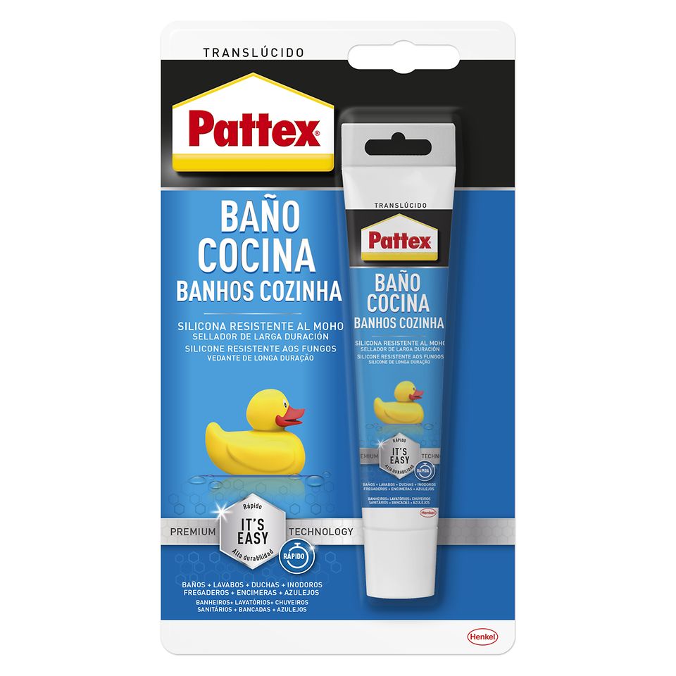 Pattex Banhos & Cozinhas Transparente tubo