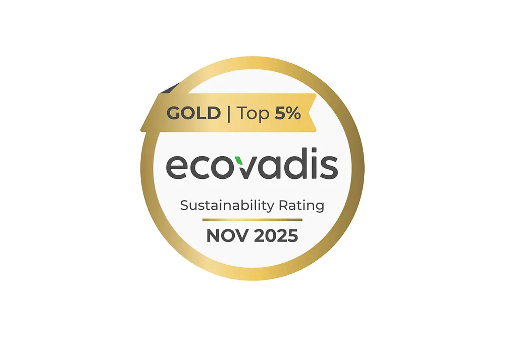 EcoVadis Gold Medal 2025