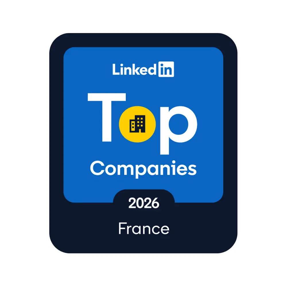 Logótipo do prémio LinkedIn Top Companies.