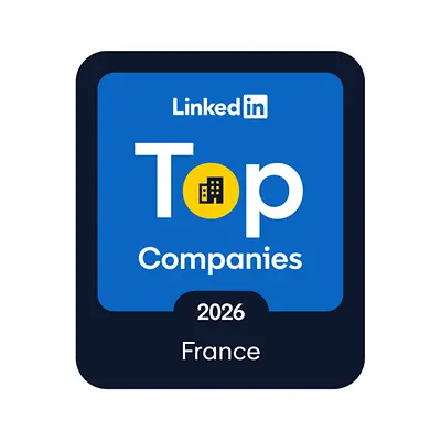 Logótipo do prémio LinkedIn Top Companies.