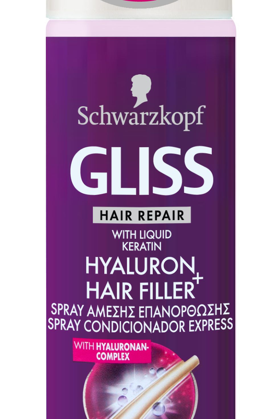 Spray Condicionador Express Gliss Hyaluron + Hair Filler