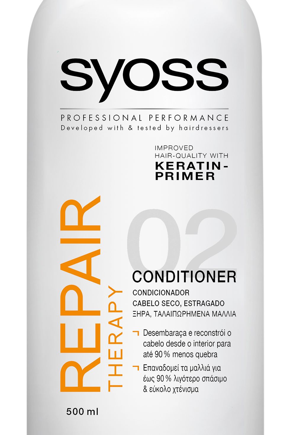 Condicionador Syoss Repair Therapy com Keratin Primer