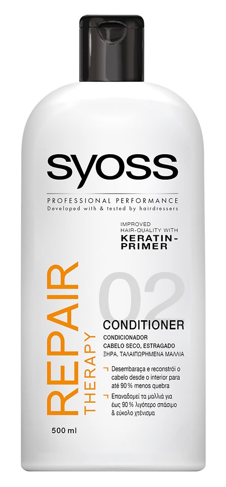 Condicionador Syoss Repair Therapy com Keratin Primer