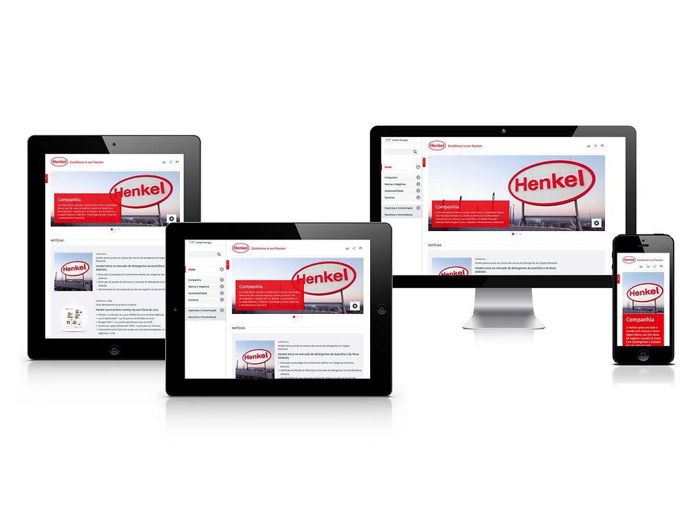 

A nova plataforma web da Henkel está agora mais inovadora e intuitiva