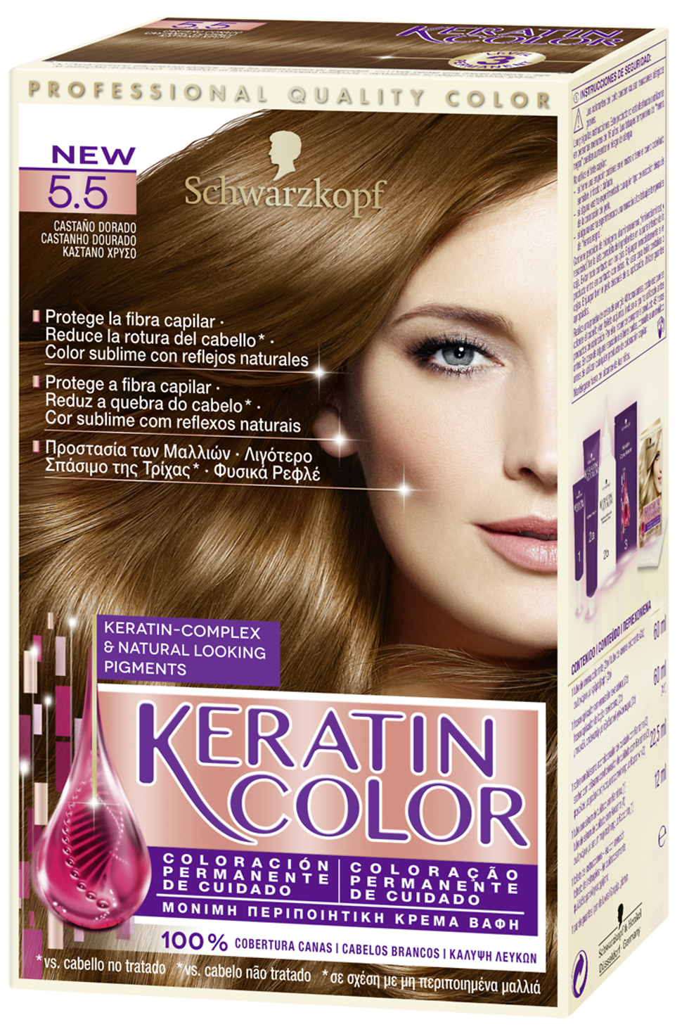 Keratin Color 5.5 Castanho Dourado