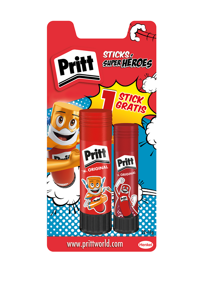 Pritt Stick Cola Heroes Mr.Fast