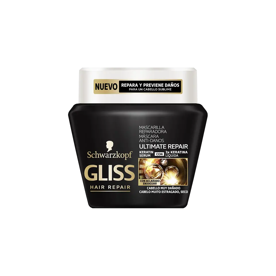 Gliss Ultimate Repair Máscara Anti-Danos 300ml