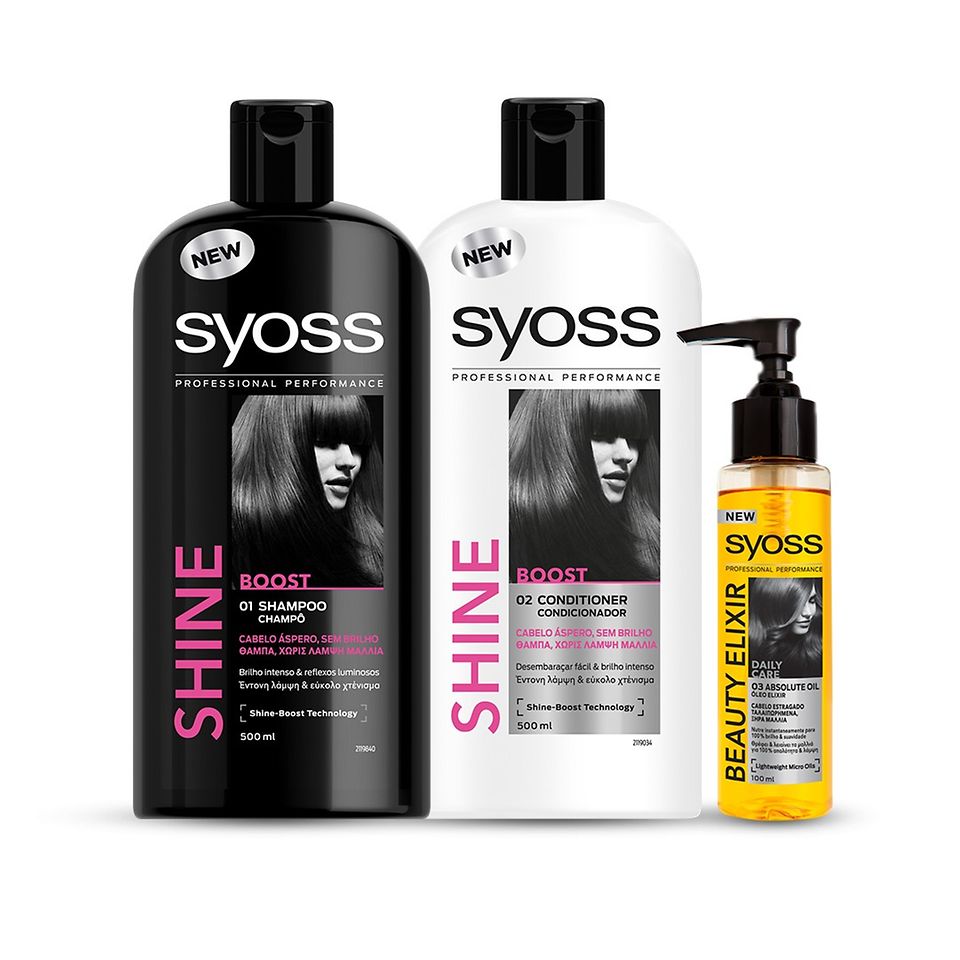 Syoss Shine Boost Range & Syoss Beauty Elixir Oil