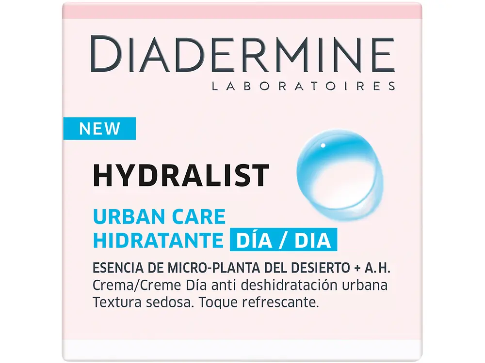 Embalagem Diadermine Hydralist