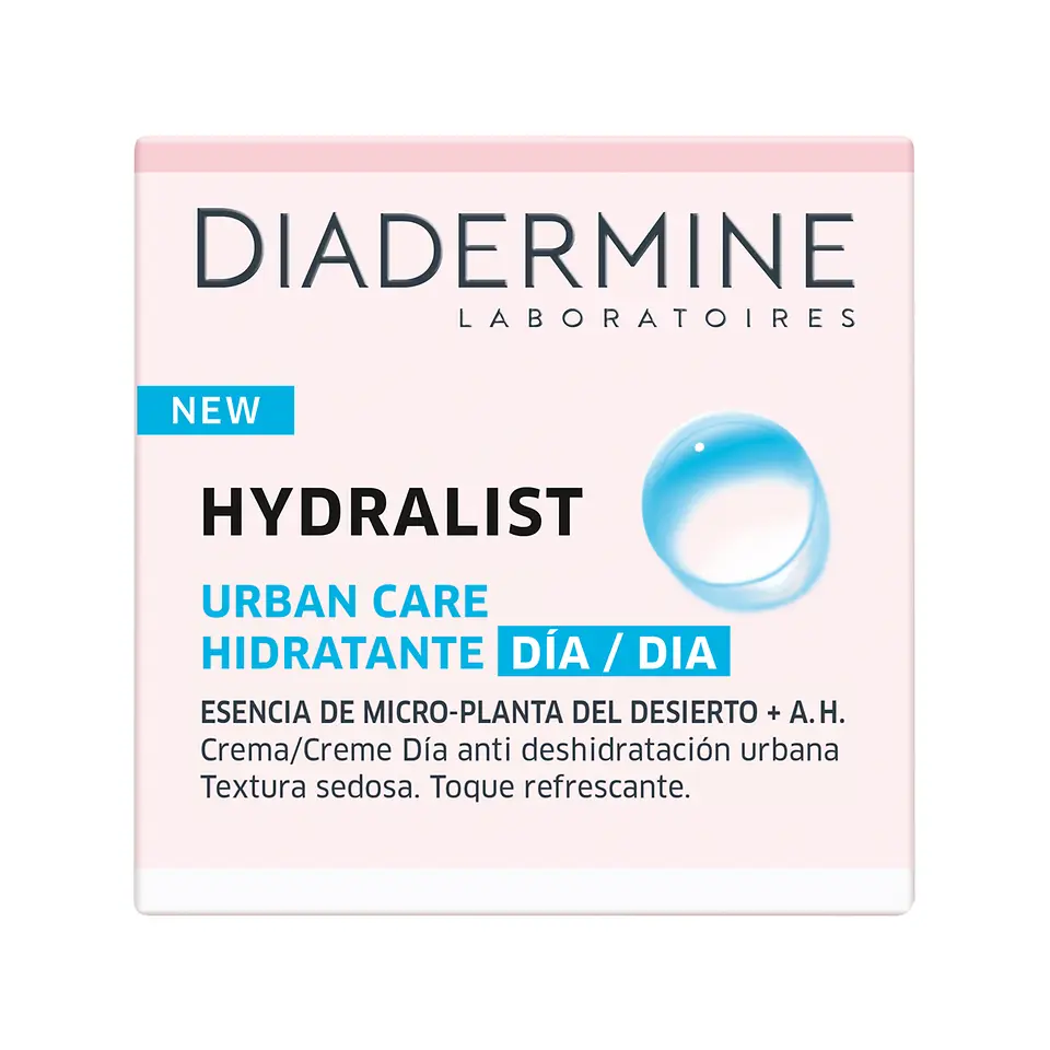 Embalagem Diadermine Hydralist