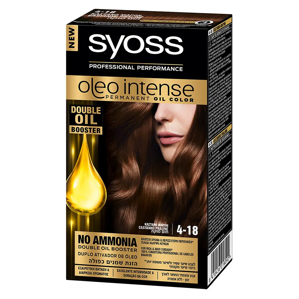 Syoss Oleo Intense 4.18 Castanho Praliné